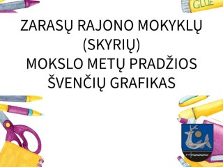 Mokslo metų pradžios šventės grafikas