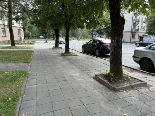 Visuomenės informavimas apie numatomus Šiaulių gatvės, Zarasų mieste šaligatvių remonto darbus