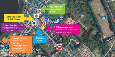 „SARTAI 2025" renginio žemėlapis