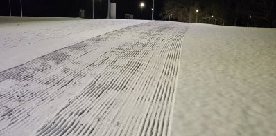 Atidaryta slidinėjimo trasa Zaraso ežero saloje!