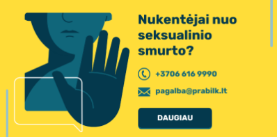Balandis – seksualinio smurto prevencijos mėnuo