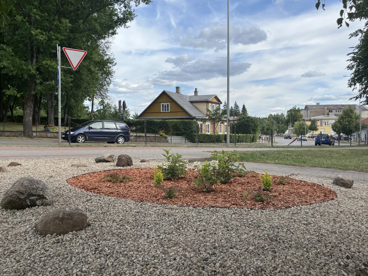 Želdynas šalia Šaulių namų