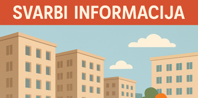 Svarbi informacija P. Širvio g.  26, 32 ir 34, Vytauto g. 50A, 52 bei S. Nėries g. 29, 31, 47 ir...