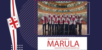 Gruzijos liaudies ansamblio „Marula“ koncertas Stelmužės bažnyčioje