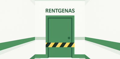 Dėmesio! Laikinai neveiks rentgeno aparatas