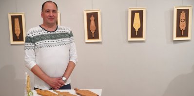 Atidaryta uteniškio Albino Šileikos verpsčių ir prieverpsčių paroda