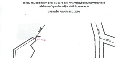 Informacija dėl numatomų melioracijos statinių remonto darbų