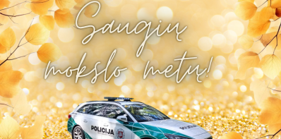 Saugi kelionė į mokyklą – mūsų visų rūpestis