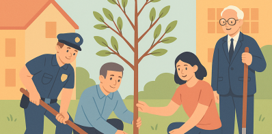 Zarasuose – želdinių sodinimo akcija pagal prevencijos planą