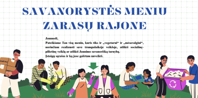 Skelbiame atnaujintą Zarasų rajono Savanorystės meniu!