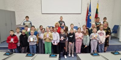 Ketvirtokai susipažino su mero darbu: edukacinis vizitas Zarasų rajono savivaldybėje