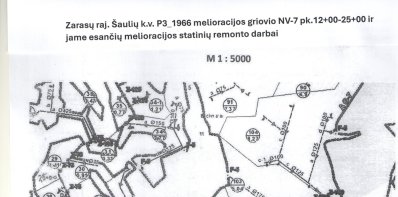 Informacija dėl numatomų melioracijos statinių remonto darbų
