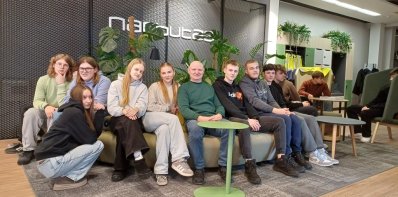 Pažintinis vizitas į UAB „Narbutas International“: pažintis su gamyba ir karjeros pasauliu