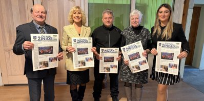 Zarasų rajono merė pasveikino „Zarasų žinias“ su pirmuoju gimtadieniu