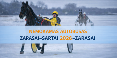 Nemokamas autobusas į šventę „Sartai 2026“