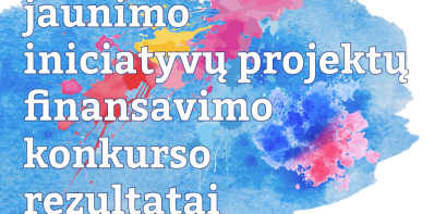 Jaunimo iniciatyvų skatinimo konkurso rezultatai