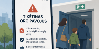 SKUBUS PRANEŠIMAS GYVENTOJAMS