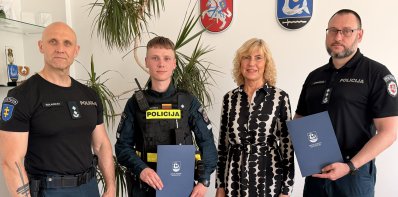 Zarasų rajono savivaldybėje pasirašyta trišalė sutartis dėl policijos pareigūno pritraukimo