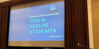 Dusetose pristatyta Zarasų rajono savivaldybės mero 2025 metų veiklos ataskaita