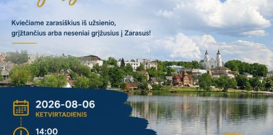 Savivaldybė kviečia į „Globalūs Zarasai“ bendruomenės susitikimą