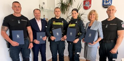 Zarasų rajono policijos komisariato bendruomenę papildė dar du pareigūnai