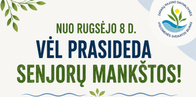 Vėl prasideda nemokamos senjorų mankštos Zarasuose