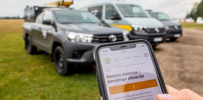 Naujausia ESO informacija apie elektros tiekimo sutrikimus Zarasų rajone