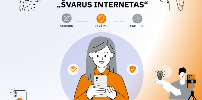 Moksleiviai kviečiami dalyvauti vaizdo turinio konkurse „Švarus internetas“