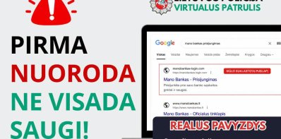 Zarasų rajone – trys sukčiavimo atvejai: saugokitės suklastotų svetainių
