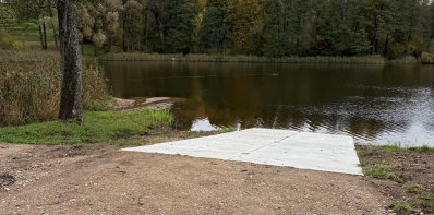 Griežto ežero pakrantėje – naujos galimybės vandens turizmo mėgėjams